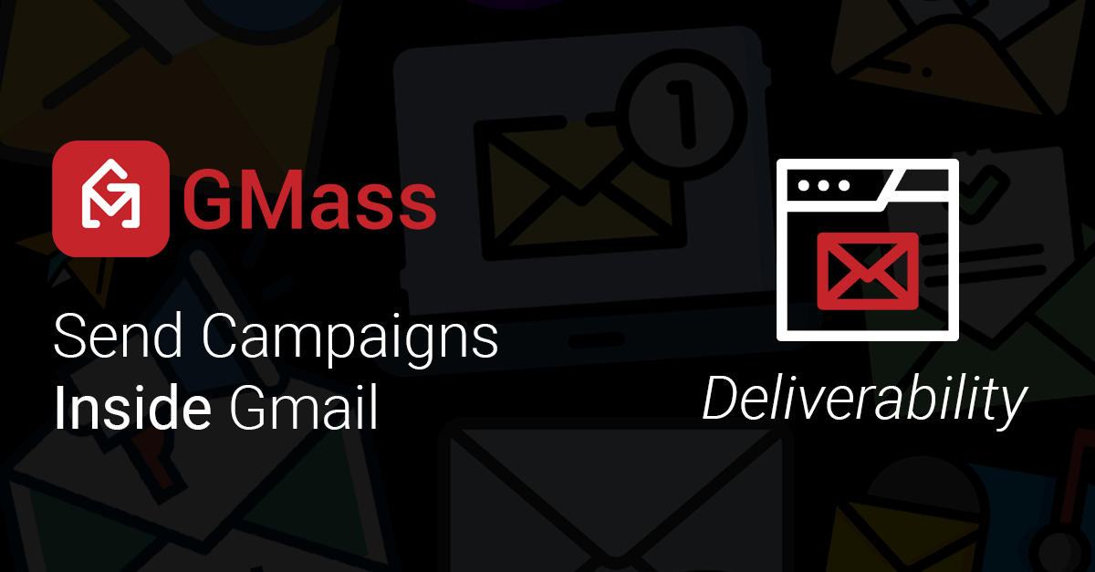 gmass email deliverability tester